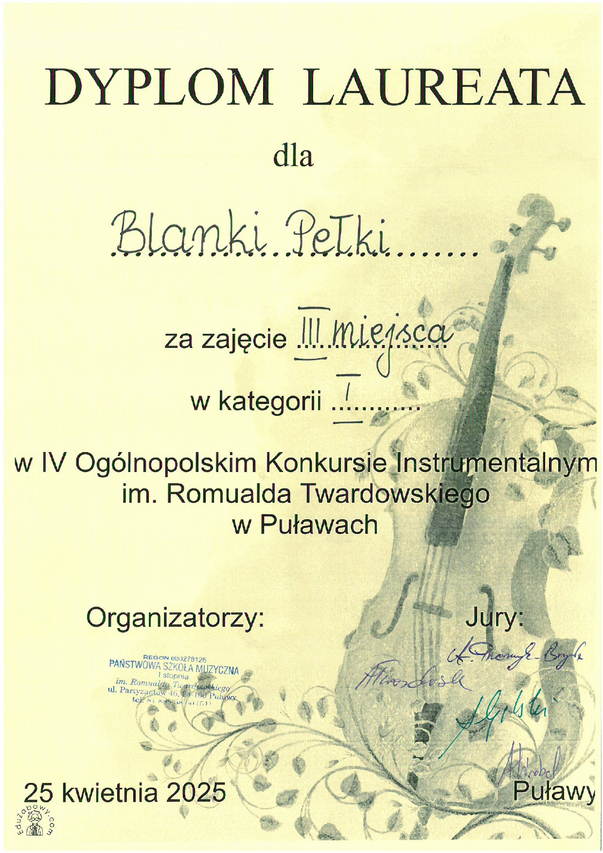 BLANKA PEŁKA 28.04
