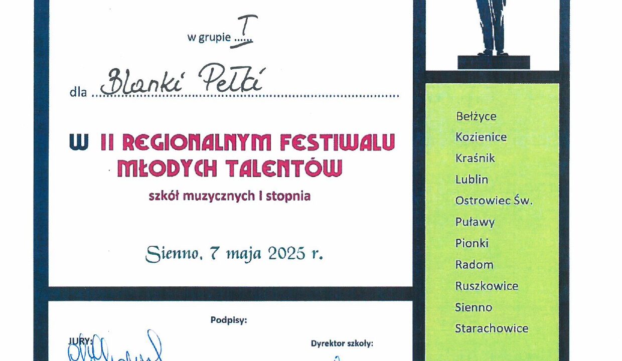 Brawa dla Blanki Pełki!!!