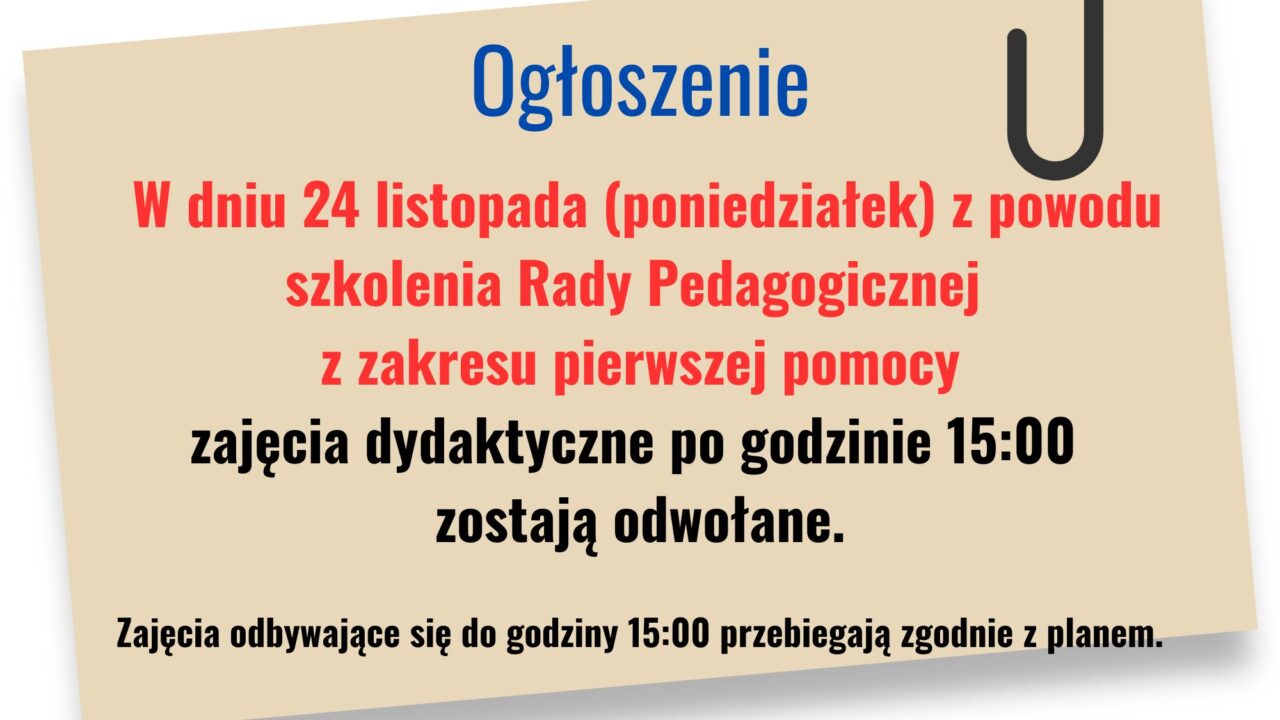 Ogłoszenie